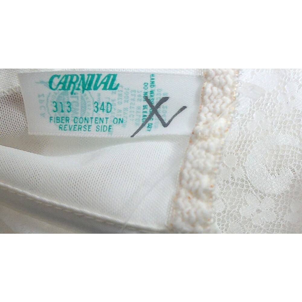 Vintage Carnival The Silhouette Maker II White Corset Size 34D - Picture 4 of 8
